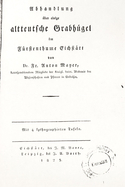 Buch Franz Anton Mayer Grabhügel