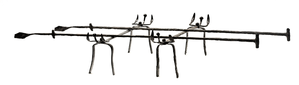 Hallstatt, Feuerböcke, Stierhornverzierung