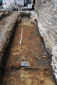 Hochmittelalter, Beilngries, Kaiserbeckhaus, Pfostengruben